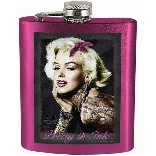 Marilyn Monroe Pretty in Ink 7oz. Hip Flask - Toys & Games