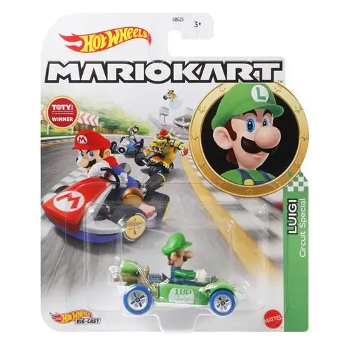 Mario Kart Hot Wheels - Select Vehicle(s) - Luigi Circuit Special - Action & Toy Figures
