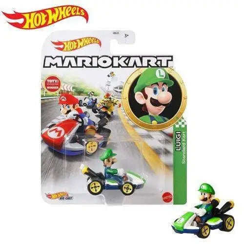Mario Kart Hot Wheels - Select Vehicle(s) - Luigi Standard Kart - Action & Toy Figures