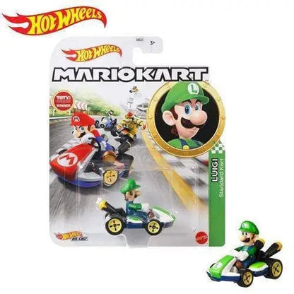 Mario Kart Hot Wheels - Select Vehicle(s) - Luigi Standard Kart - Action & Toy Figures