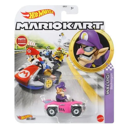 Mario Kart Hot Wheels - Select Vehicle(s) - Waluigi Badwagon - Action & Toy Figures