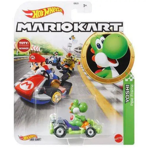 Mario Kart Hot Wheels - Select Vehicle(s) - Yoshi Pipe Frame - Action & Toy Figures