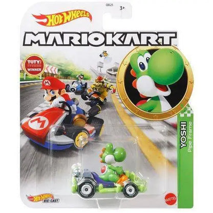 Mario Kart Hot Wheels - Select Vehicle(s) - Yoshi Pipe Frame - Action & Toy Figures