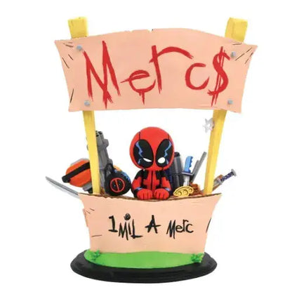 Marvel Animated Style Mini Figure - Select Figure(s) - Deadpool Merc For Hire (About 8-inch) - Action Figure