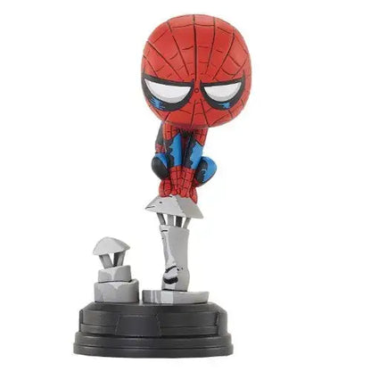 Marvel Animated Style Mini Figure - Select Figure(s) - Spider-Man on Chimney (About 4-inch) - Action Figure
