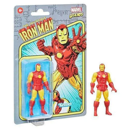 Marvel Legends Retro 375 Collection 3 3/4-Inch Action Figure - Select Figure(s) - Iron Man - Action & Toy Figures