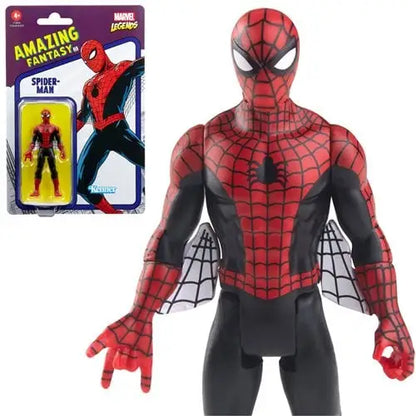 Marvel Legends Retro 375 Collection 3 3/4-Inch Action Figure - Select Figure(s) - Amazing Fantasy Spider-Man - Action &