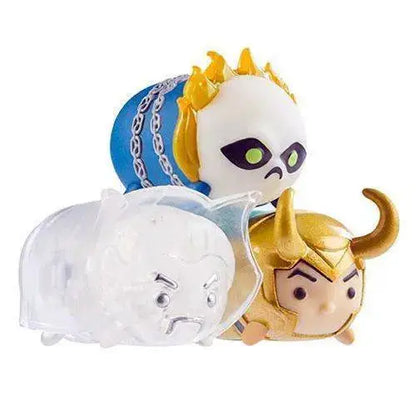 Marvel Tsum Tsum 3-Pack Mini-Figures Series 6: Select Figure(s) - Loki, Ghost Rider and Doctor Strange - Action Figure