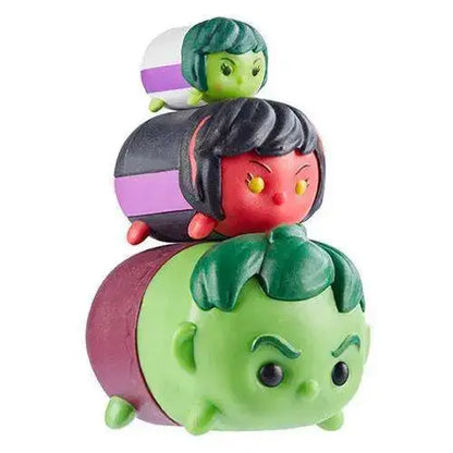 Marvel Tsum Tsum 3-Pack Mini-Figures Series 6: Select Figure(s) - She-Hulk, Hulk and Red She-Hulk - Action Figure