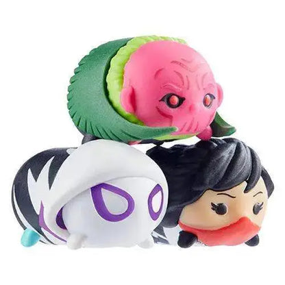 Marvel Tsum Tsum 3-Pack Mini-Figures Series 6: Select Figure(s) - Spider-Gwen, Silk and Vulture - Action Figure