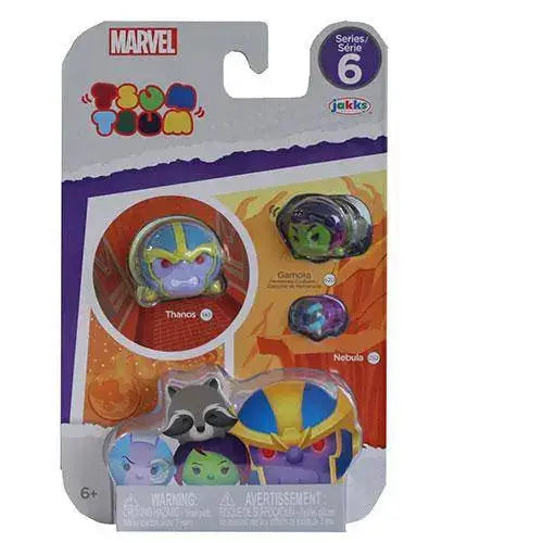 Marvel Tsum Tsum 3-Pack Mini-Figures Series 6: Select Figure(s) - Thanos, Gamora and Nebula - Action Figure