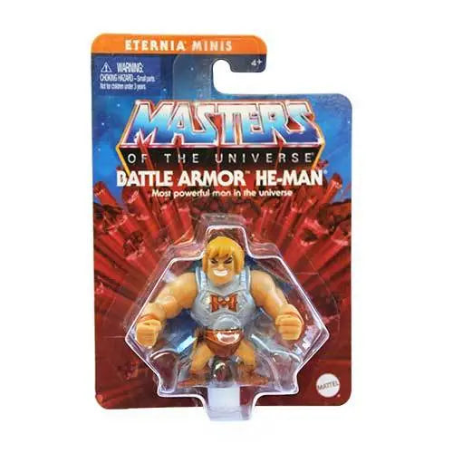 Masters of the Universe Eternia Mini Figure - Select Figure(s) - Battle Armor He-Man - Action & Toy Figures