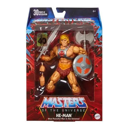 Masters of the Universe Masterverse Revelation Action Figure - Select Figure(s) - He-Man 40th Anniversary - Action &
