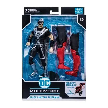 McFarlane Toys DC Build-A Wave 8 Blackest Night 7-Inch Scale Action Figure - Select Figure(s) - Black Lantern Superman