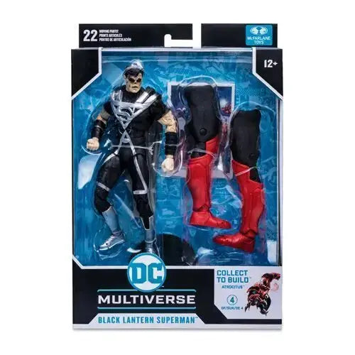McFarlane Toys DC Build-A Wave 8 Blackest Night 7-Inch Scale Action Figure - Select Figure(s) - Black Lantern Superman