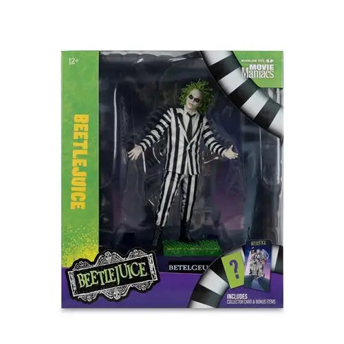 McFarlane Toys Movie Maniacs Limited Edition 6-Inch Scale Posed Figure - Select Figure(s) - Beetlejuice 1988 - Action &