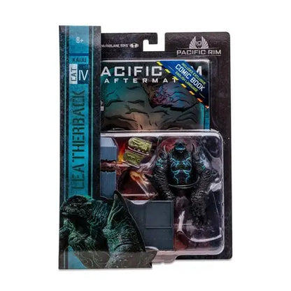 McFarlane Toys Pacific Rim Kaiju Wave 1 4-Inch Scale Action Figure with Comic Book - Select Figure(s) - Leatherback