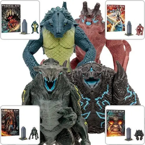 McFarlane Toys Pacific Rim Kaiju Wave 1 4-Inch Scale Action Figure with Comic Book - Select Figure(s) - Action & Toy