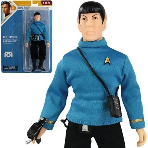 Mego 8 inch Action Figure Star Trek - Select Figure(s) - Star Trek 55th Anniversary Mr. Spock - Toys & Games