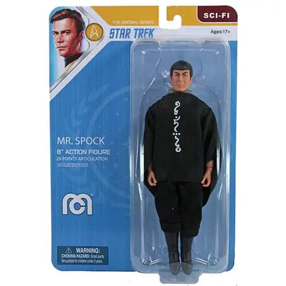 Mego 8 inch Action Figure Star Trek - Select Figure(s) - Mr. Spock Vulcan Robe - Toys & Games