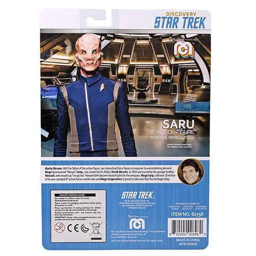 Mego 8 inch Action Figure Star Trek - Select Figure(s) - Toys & Games