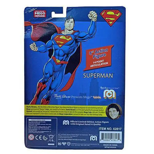 Mego Action Figure 8 Inch - DC - Select Figure(s) - Action & Toy Figures