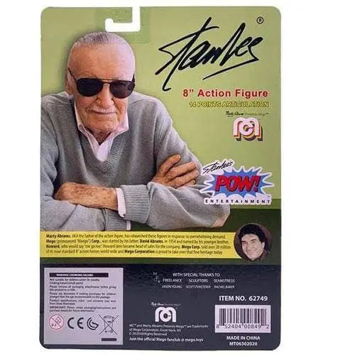 Mego Action Figure 8 Inch Stan Lee - Select Figure(s) - Toys & Games