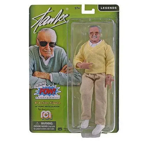 Mego Action Figure 8 Inch Stan Lee - Select Figure(s) - Stan Lee Web Hands - Toys & Games