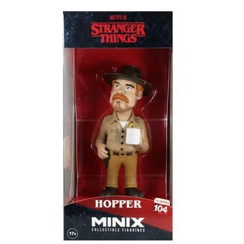 Mego Minix Stranger Things Vinyl Figure - Select Figure(s) - Hopper - Action & Toy Figures