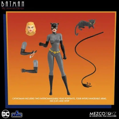 Mezco Toyz DC Batman The Animated Series 5 Points Action Figure - Select Figure(s) - Catwoman - Action & Toy Figures