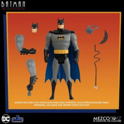 Mezco Toyz DC Batman The Animated Series 5 Points Action Figure - Select Figure(s) - Batman - Action & Toy Figures