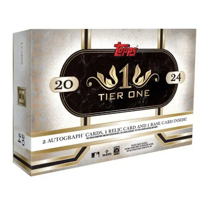 MLB 2024 Tier One Baseball Trading Card HOBBY Box