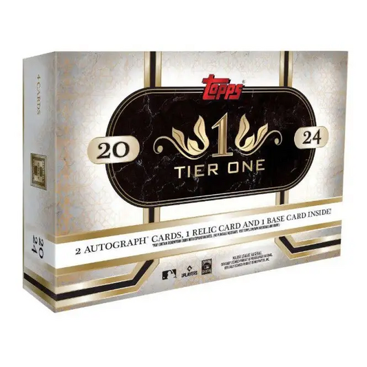 MLB 2024 Tier One Baseball Trading Card HOBBY Box
