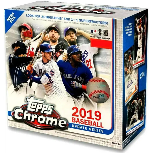 MLB Topps 2019 Chrome Baseball Update Series MEGA Box
