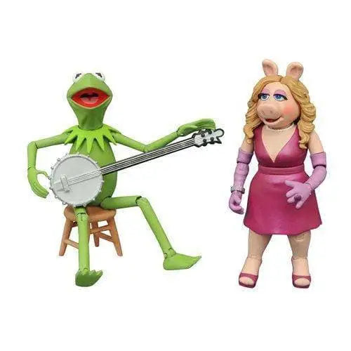 Muppets Action Figure 2-Pack - Select Figure(s) - Series 1 Kermit & Miss Piggy - Action & Toy Figures