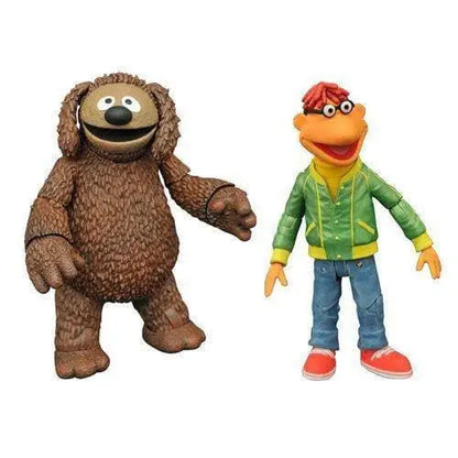 Muppets Action Figure 2-Pack - Select Figure(s) - Series 1 Scooter & Rowlf - Action & Toy Figures