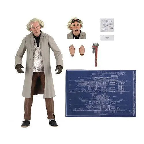 NECA Back to the Future Ultimate 7’’ Action Figure - Select Figure(s) - Doc Brown Ultimate - Action & Toy Figures