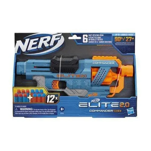 Nerf Elite 2.0 Commander RD-6 Blaster - Action & Toy Figures