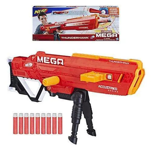 Nerf N-Strike Mega AccuStrike Series Thunderhawk Blaster - Toys & Games