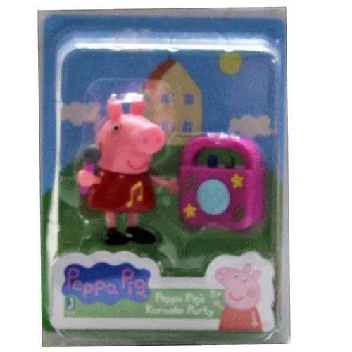 Peppa Pig Friends and Fun Mini-Figure - Peppa Pig’s Karaoke Party - Toys & Games