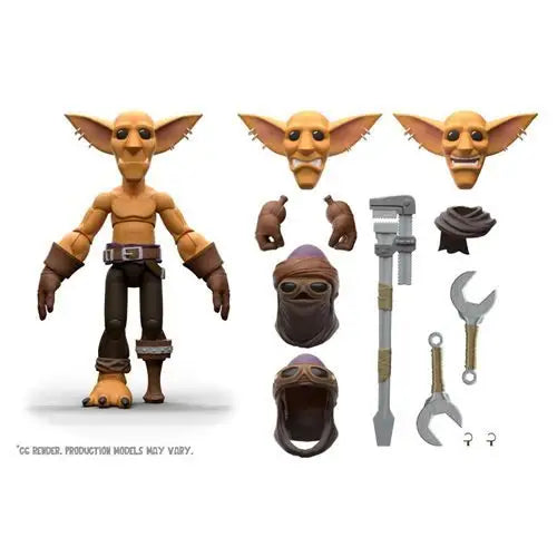 Plunderlings - Plunderlong 1:12 Scale Action Figure - Select Figure(s) - Tinker Rusty - Action Figure