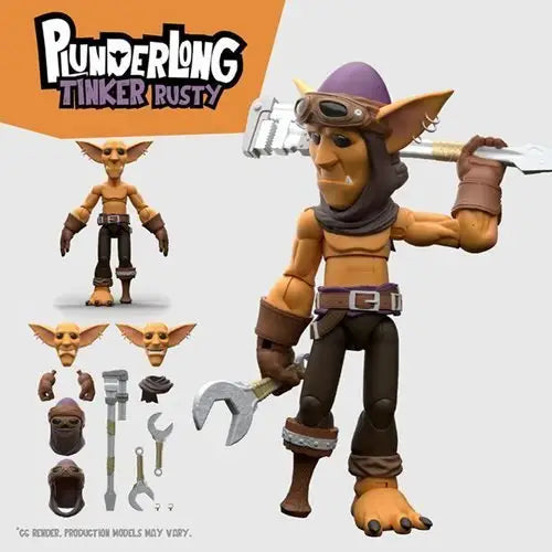 Plunderlings - Plunderlong 1:12 Scale Action Figure - Select Figure(s) - Action Figure
