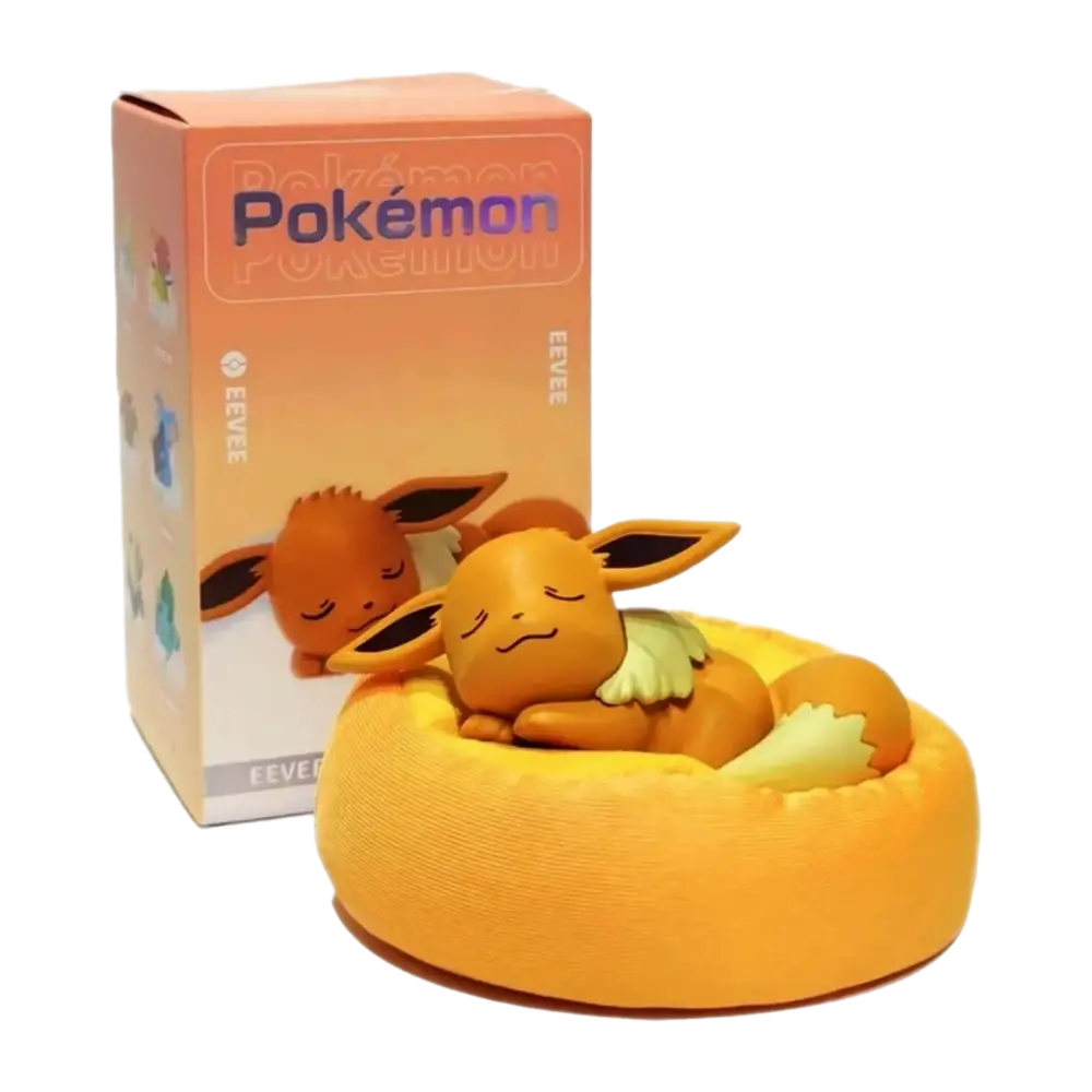 Pokemon TCG: Sleeping Snorlax Eevee Pikachu Komala Bulbasaur and Jirachi - Eevee - Default