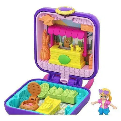Polly Pocket Compact - Select Figure(s) - Polly Farmer’s Market - Toys & Games