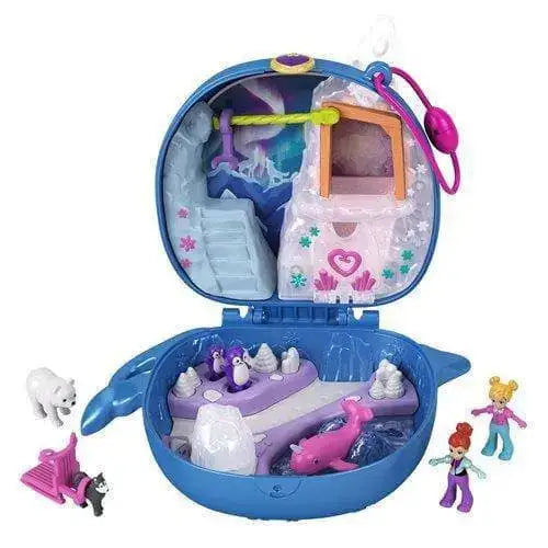 Polly Pocket Compact - Select Figure(s) - Freezin’ Fun Narwhal (Regular size) - Toys & Games