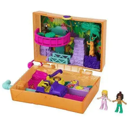 Polly Pocket Compact - Select Figure(s) - Jungle Safari (Regular size) - Toys & Games