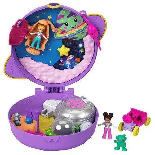 Polly Pocket Compact - Select Figure(s) - Saturn Space Explorer (Regular size) - Toys & Games
