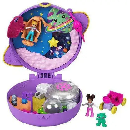 Polly Pocket Compact - Select Figure(s) - Saturn Space Explorer (Regular size) - Toys & Games