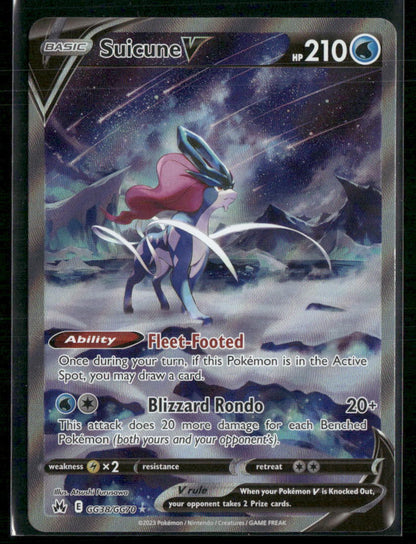 Suicune V Crown Zenith: Galarian Gallery #GG38/GG70
