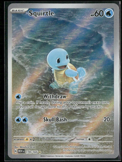 Squirtle SV: Scarlet & Violet 151 #170/165